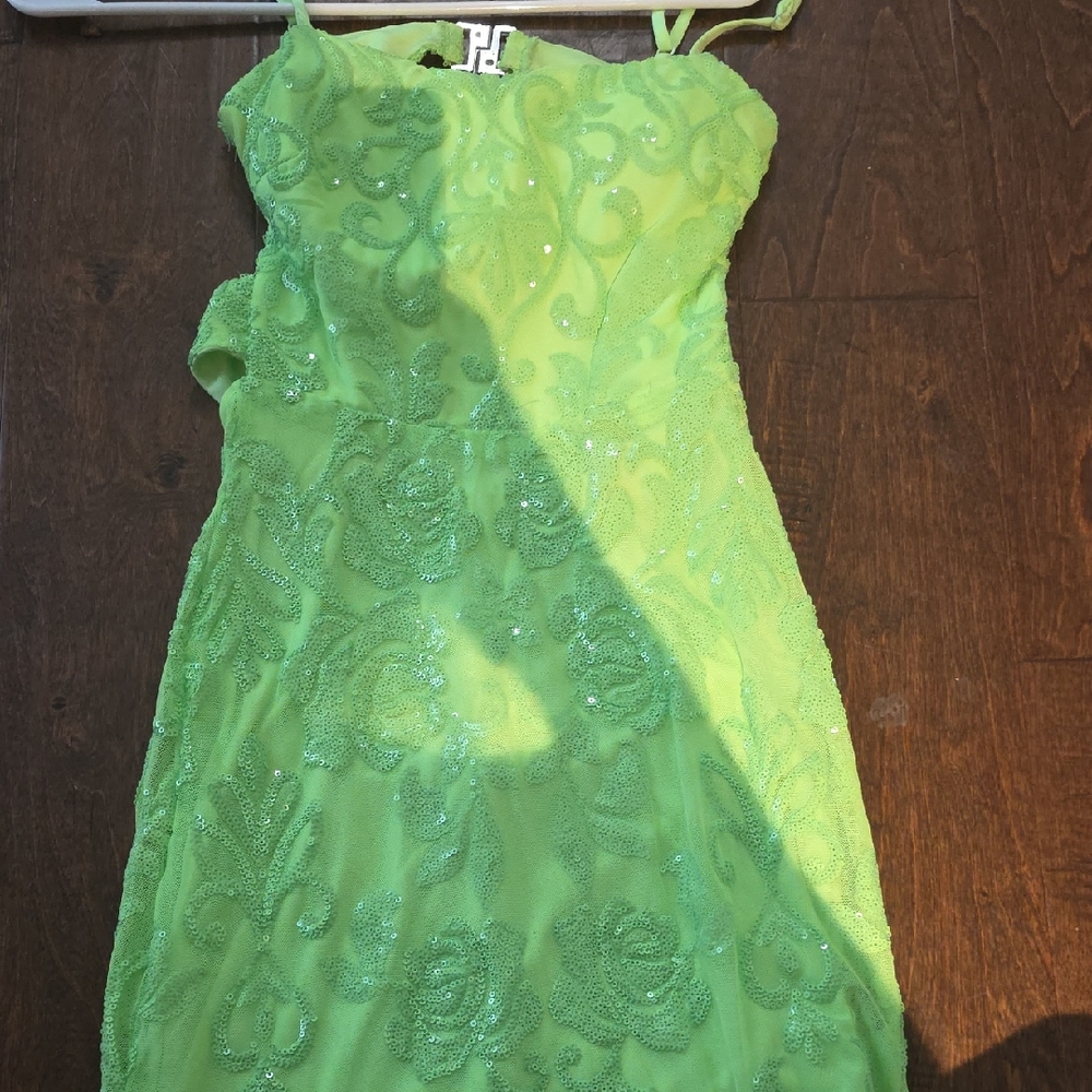 Windsor Lime Green Prom Dress